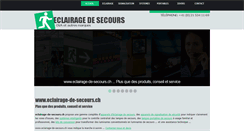 Desktop Screenshot of eclairage-de-secours.ch